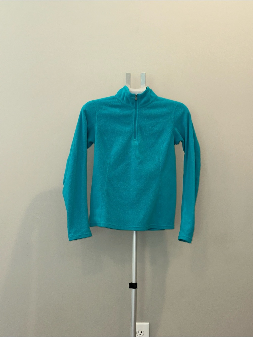 The North Face Teal Quarter-Zip Fleece Pullover